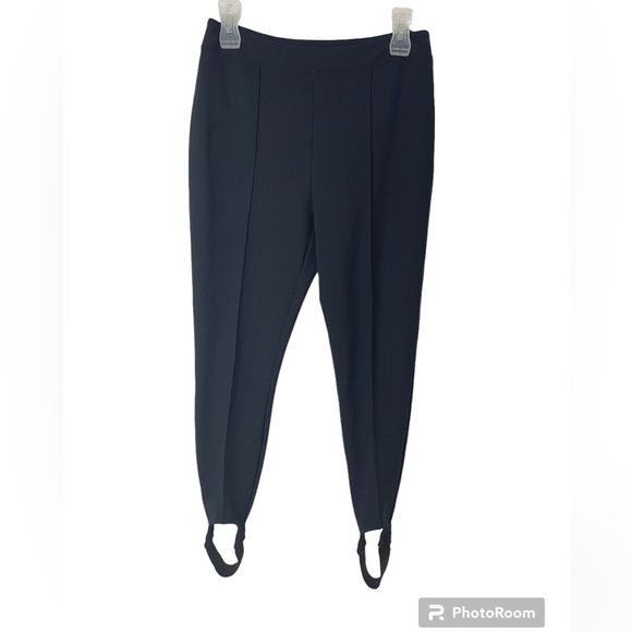 Soft Surroundings Stirrup Pull on Pants Black Size small petite - Picture 2 of 12